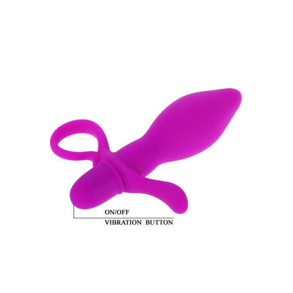 PRETTYLOVE - BUTT PLUG WITH VIBRATION TAYLOR PURPLE