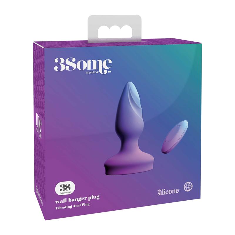 THREESOME - BUTT PLUG WITH VIBRATION