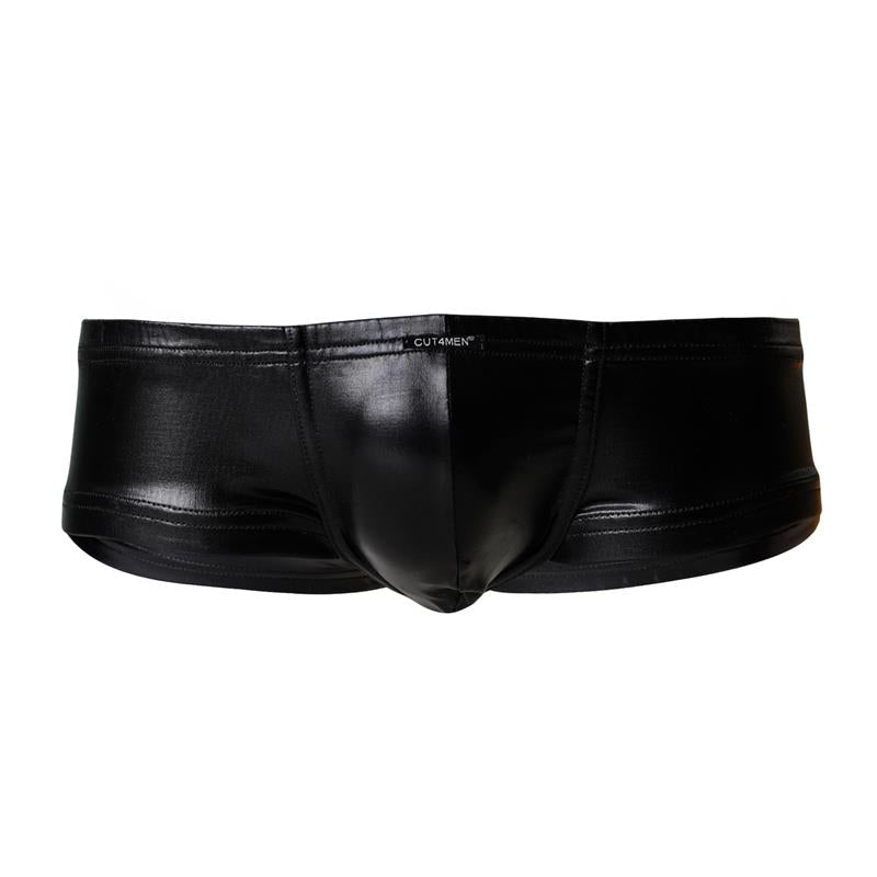 CUT4MEN - C4M BOOTY SHORTS LEATHERETTE