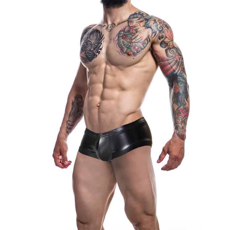 CUT4MEN - C4M BOOTY SHORTS LEATHERETTE