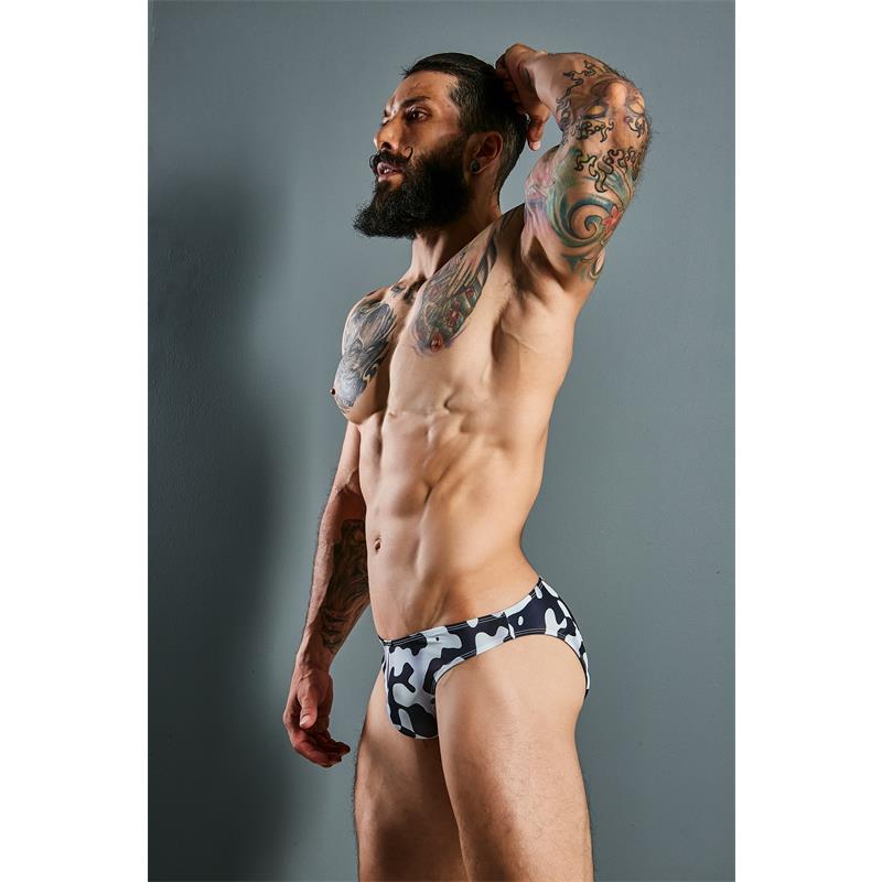 CUT4MEN - C4M01 LOW RISE BIKINI BRIEF CAMO