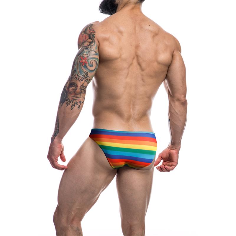 CUT4MEN - C4M01 LOW RISE BIKINI BRIEF RAINBOW