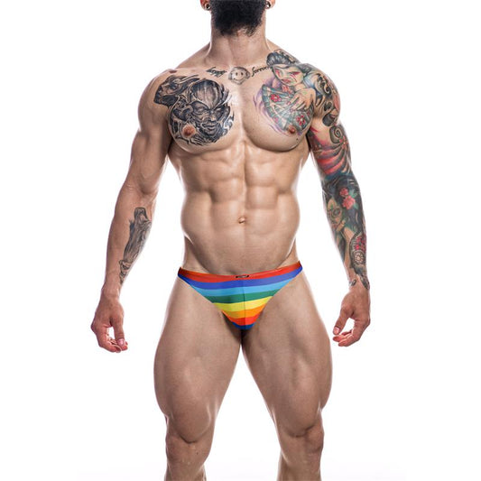 CUT4MEN - C4M03 CLASSIC THONG RAINBOW