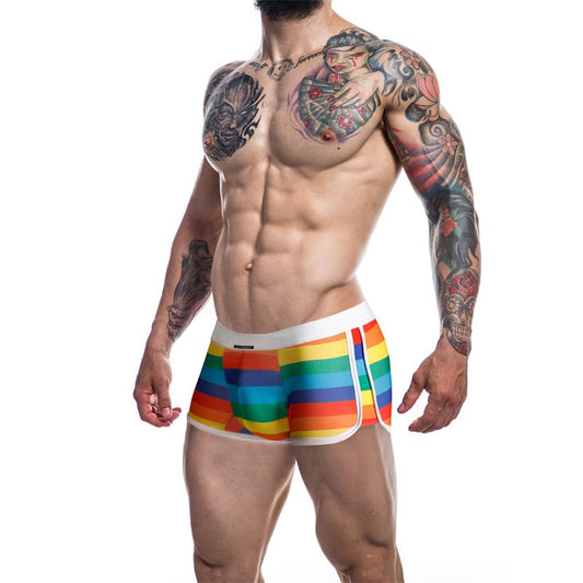 CUT4MEN - C4M06 ATHLETIC TRUNK RAINBOW