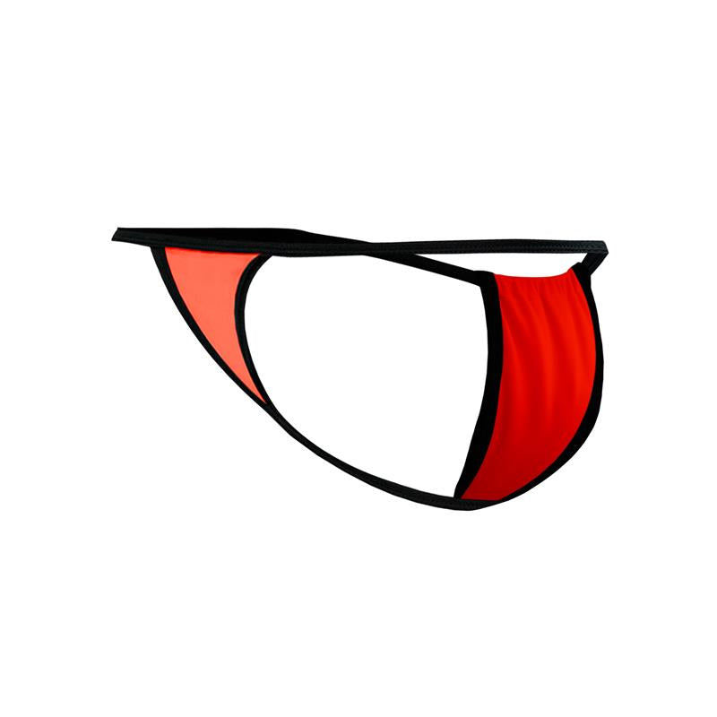 CUT4MEN - C4MSPX04 FLUO POUCH V-STRING TANGERINE