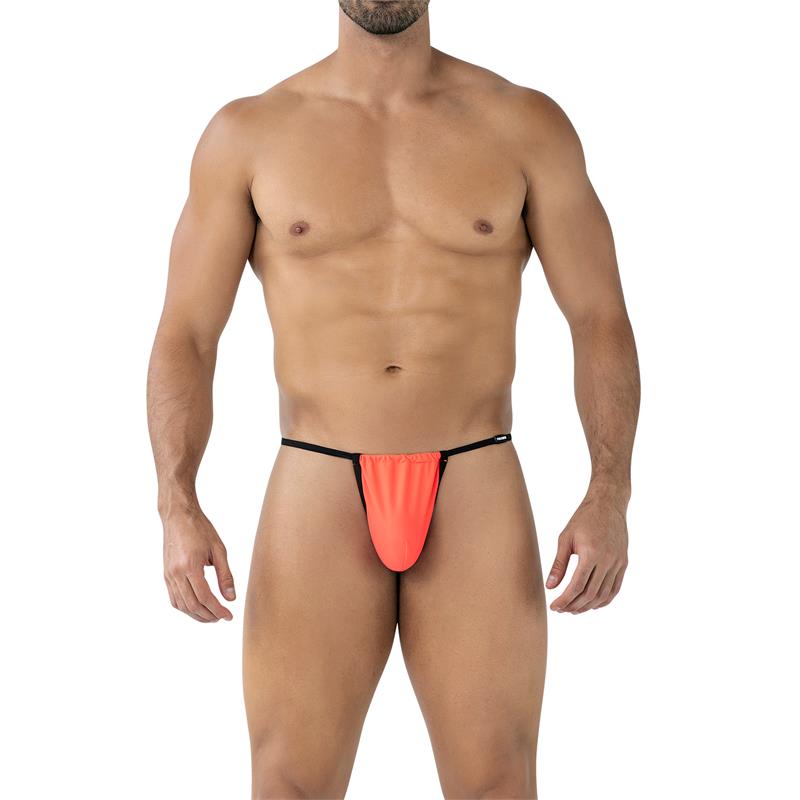 CUT4MEN - C4MSPX04 FLUO POUCH V-STRING TANGERINE