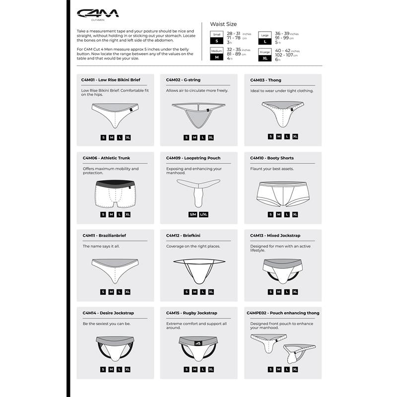 CUT4MEN - C4MSPXBUL02 STRING BULGE MESH ELECTRIC