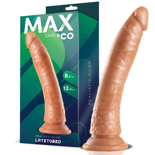 MAX & CO - CAGE REALISTIC DILDO FLESH 8,65 - 22 CM