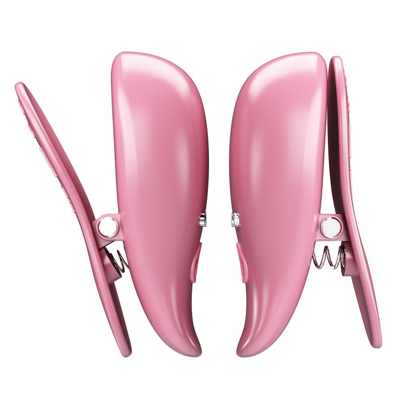 PRETTY LOVE - CAILEY NIPPLE CLAMPS 10 VIBRATIONS REMOTE CONTROL PINK