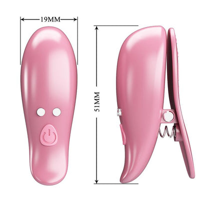 PRETTYLOVE - CAILEY NIPPLE CLAMPS WITH VIBRATION AND REMOTE