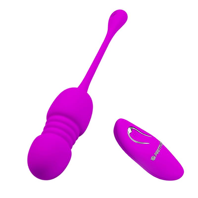 PRETTYLOVE - CALLIERI VIBRATING EGG WITH THRUSTING AND REMOTE CONTROL
