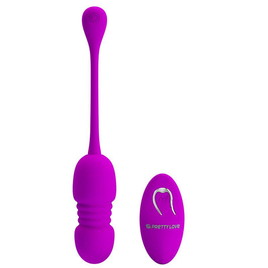 PRETTYLOVE - CALLIERI VIBRATING EGG WITH THRUSTING AND REMOTE CONTROL