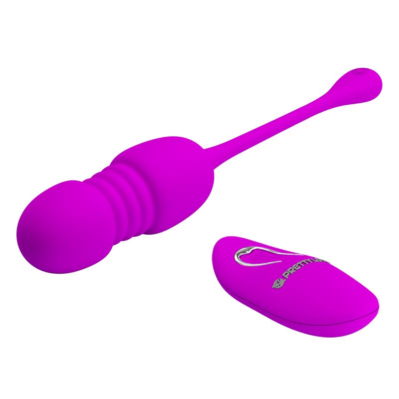 PRETTYLOVE - CALLIERI VIBRATING EGG WITH THRUSTING AND REMOTE CONTROL
