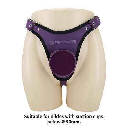 PRETTY LOVE - CALUDIO III UNIVERSAL STRAPON HARNESS PURPLE