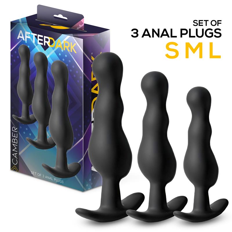 AFTERDARK - CAMBER SET OF 3 ANAL PLUGS