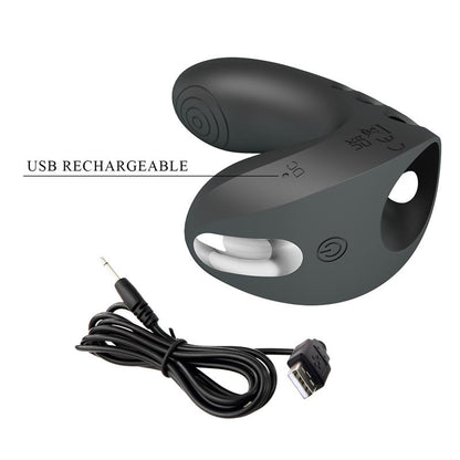 PRETTY LOVE - CAMELIA FINGER VIBRATOR 7 VIBRATIONS BLACK