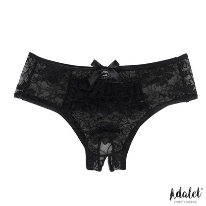 ADALET LINGERIE - CAMILA OPEN CROTCH PANTIES WITH FLORAL LACE