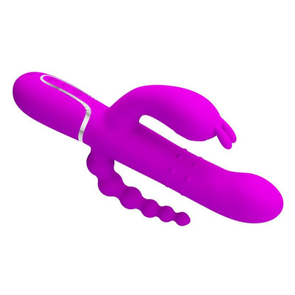 PRETTYLOVE - CAMMY 4 IN 1 VIBE WITH ROTATING BALLS AND ANAL CHAIN