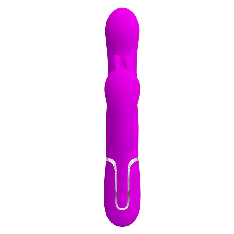PRETTYLOVE - CAMMY 4 IN 1 VIBE WITH ROTATING BALLS AND ANAL CHAIN
