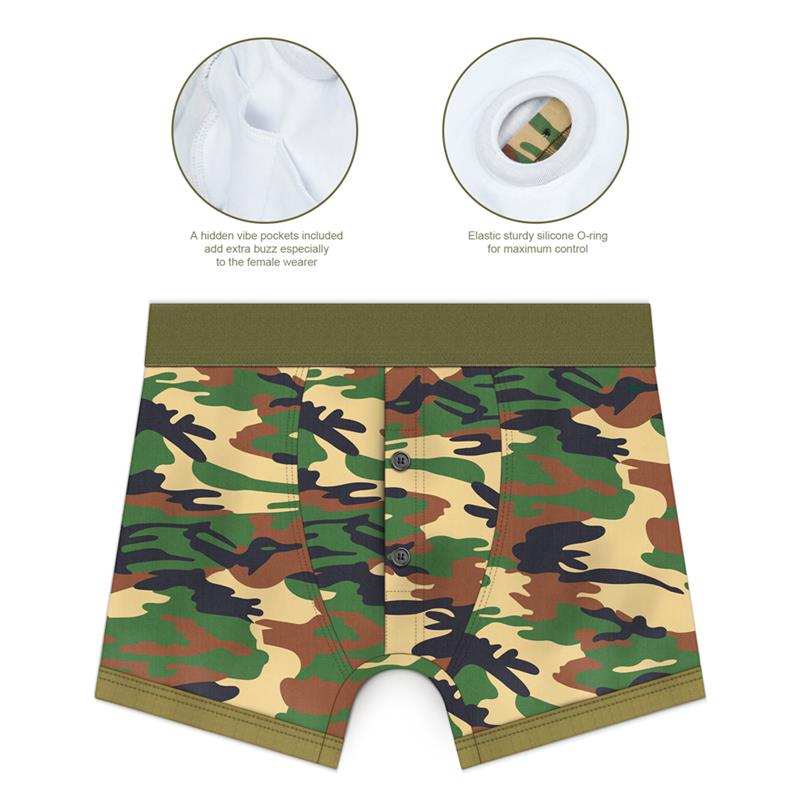 LOVETOY - CAMO STRAPON SHORTS 33-37