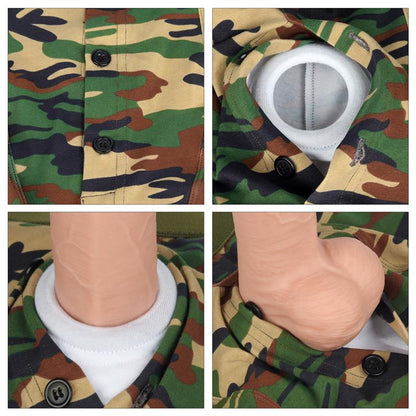 LOVETOY - CAMO STRAPON SHORTS 33-37
