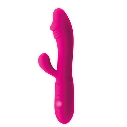 GOODIES - CANDY G-SPOT RABBIT VIBE USB SILICONE FUCSHIA