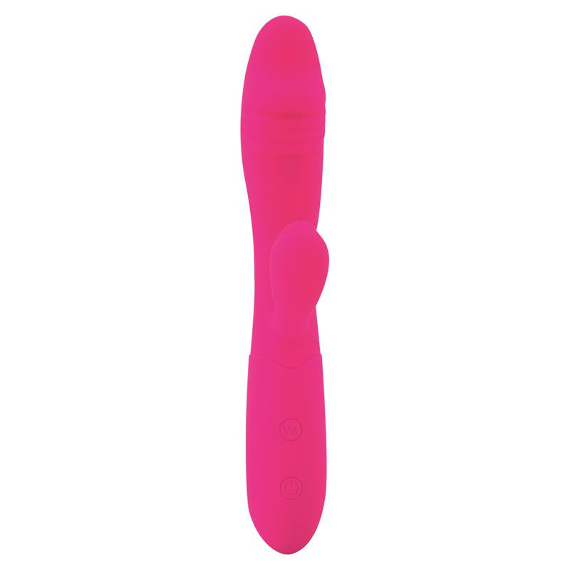 GOODIES - CANDY G-SPOT RABBIT VIBE USB SILICONE FUCSHIA