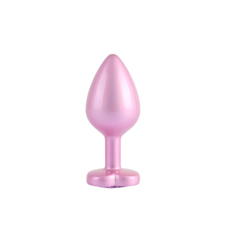 CHISA - CANDY PINK HEART BUTT PLUG SIZE M