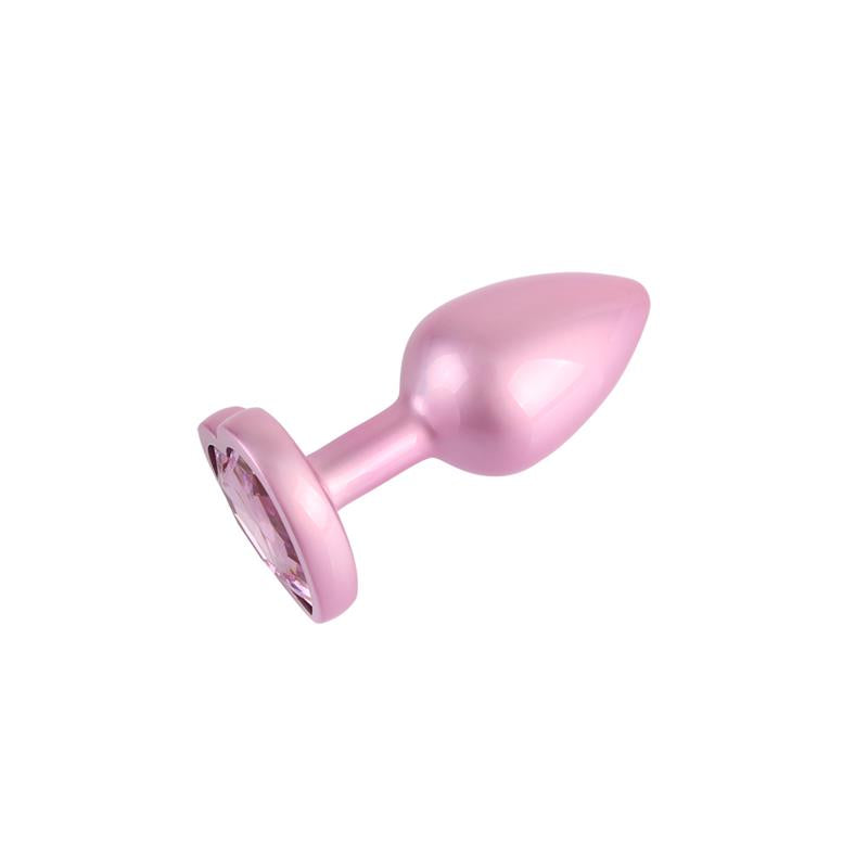 CHISA - CANDY PINK HEART BUTT PLUG SIZE S
