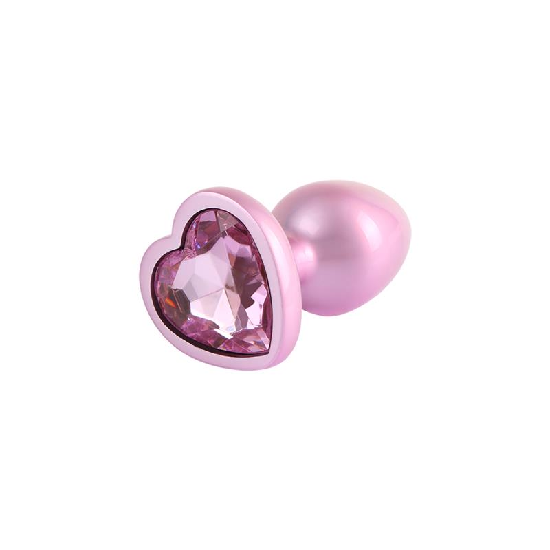 CHISA - CANDY PINK HEART BUTT PLUG SIZE S
