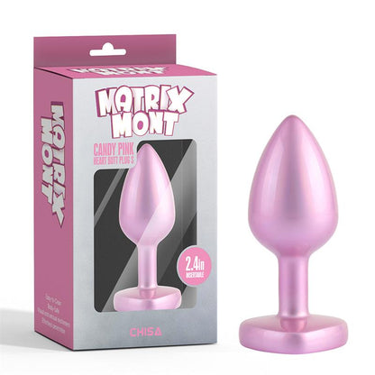 CHISA - CANDY PINK HEART BUTT PLUG SIZE S