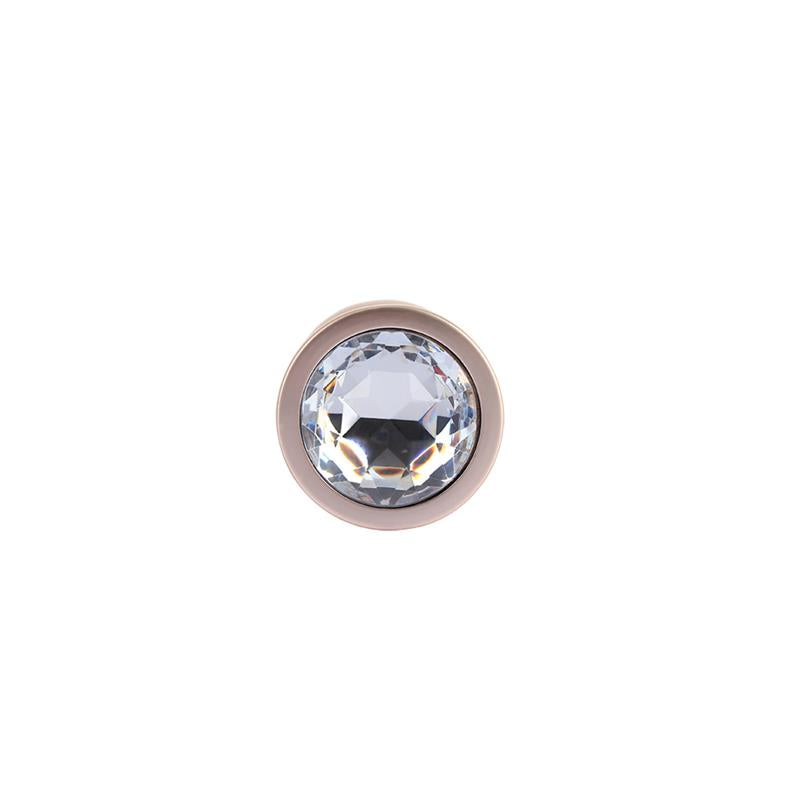 CHISA - CANDY ROSE GOLD GEM BUTT PLUG SIZE M