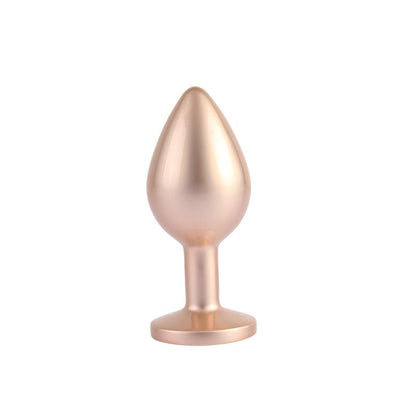 CHISA - CANDY ROSE GOLD GEM BUTT PLUG SIZE M