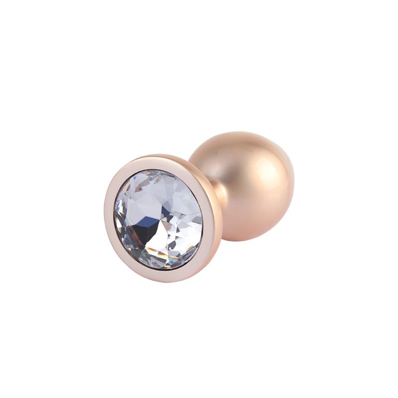 CHISA - CANDY ROSE GOLD GEM BUTT PLUG SIZE M