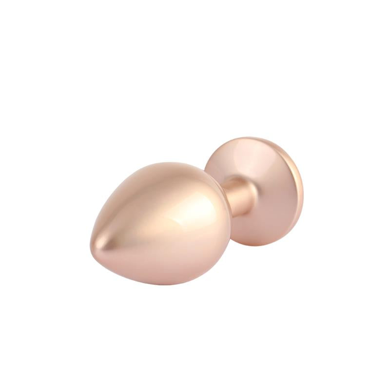 CHISA - CANDY ROSE GOLD GEM BUTT PLUG SIZE M