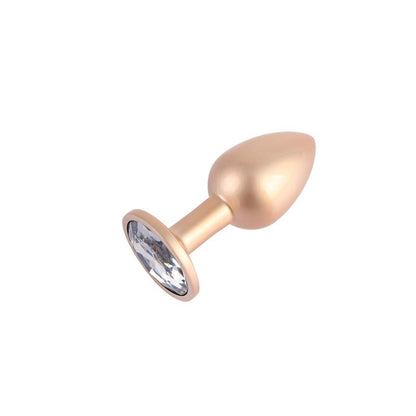 CHISA - CANDY ROSE GOLD GEM BUTT PLUG SIZE S