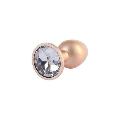 CHISA - CANDY ROSE GOLD GEM BUTT PLUG SIZE S