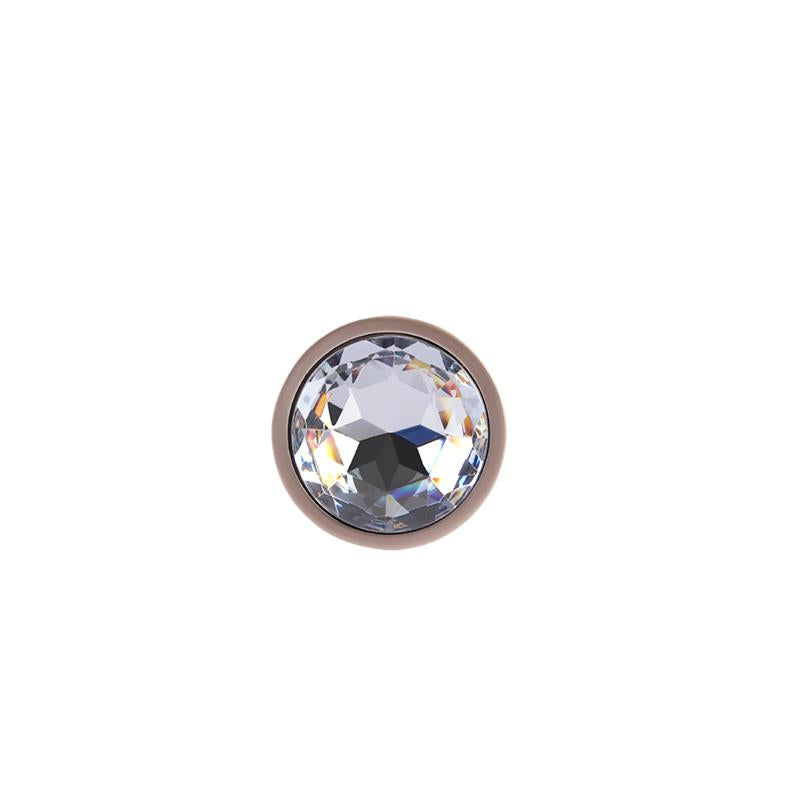 CHISA - CANDY ROSE GOLD GEM BUTT PLUG SIZE S