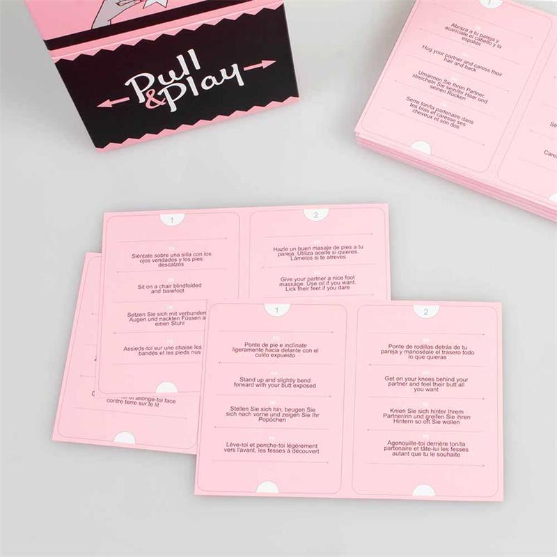 SECRET PLAY - CARDS GAME PULL & PLAY  (ES/EN/DE/FR/NL/PT/IT)