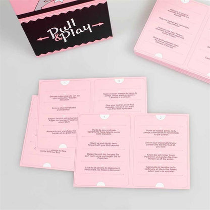 SECRET PLAY - CARDS GAME PULL & PLAY  (ES/EN/DE/FR/NL/PT/IT)