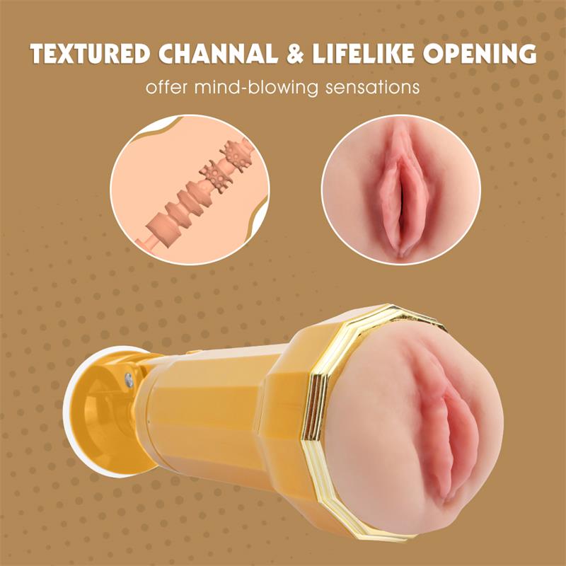 CHISA - CARINA VIBRATING REALISTIC VAGINA  MASTURBATOR