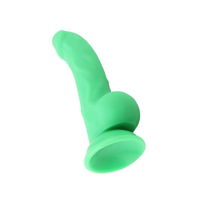 CHISA - CARL.L LIQUID SILICONE DILDO GREEN 21.7CM