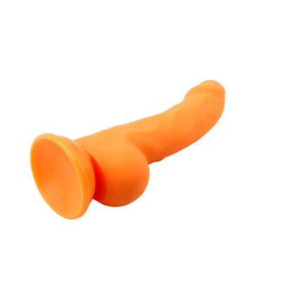 CHISA - CARL.L LIQUID SILICONE DILDO ORANGE 21.7CM
