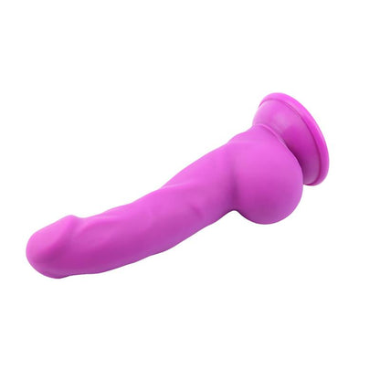 CHISA - CARL.L LIQUID SILICONE DILDO PURPLE 21.7CM
