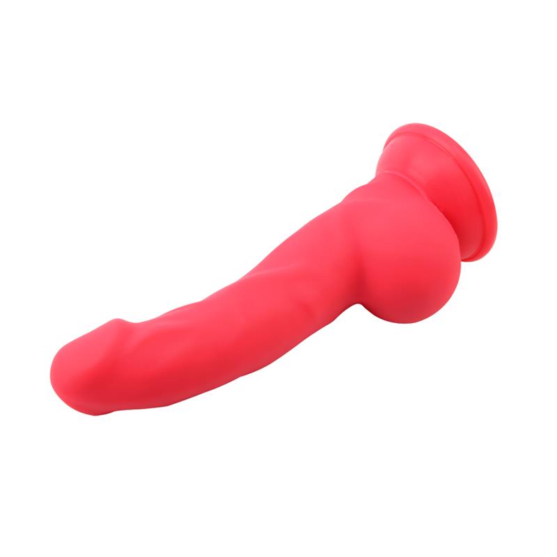 CHISA - CARL.L LIQUID SILICONE DILDO RED 21.7CM