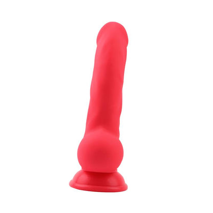 CHISA - CARL.L LIQUID SILICONE DILDO RED 21.7CM