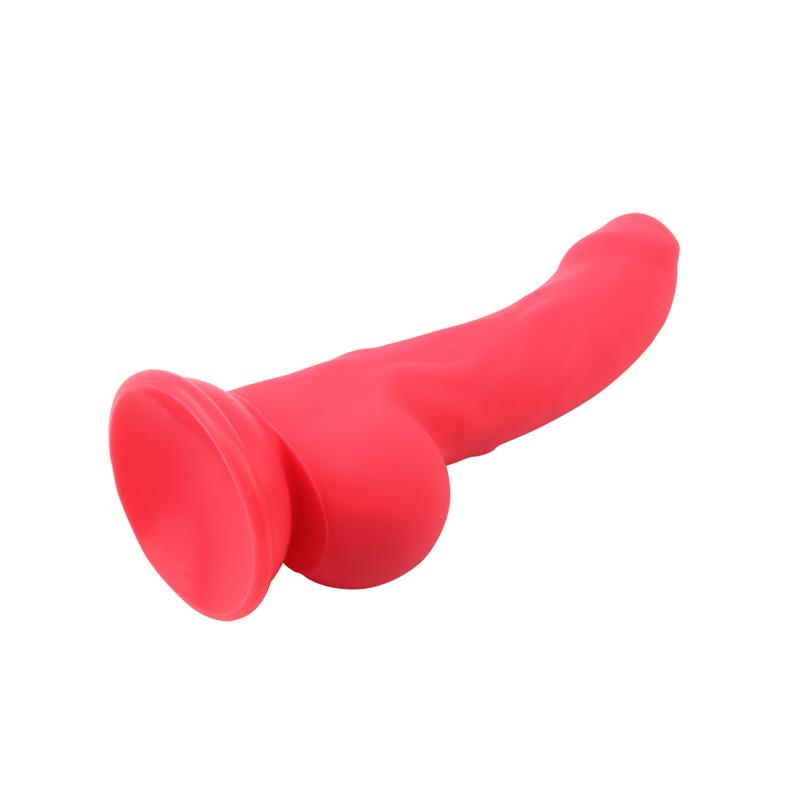 CHISA - CARL.L LIQUID SILICONE DILDO RED 21.7CM