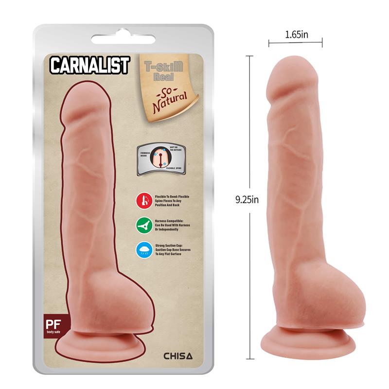 CHISA - PLACER CARNAL DE DOBLE DENSIDAD 23.5CM