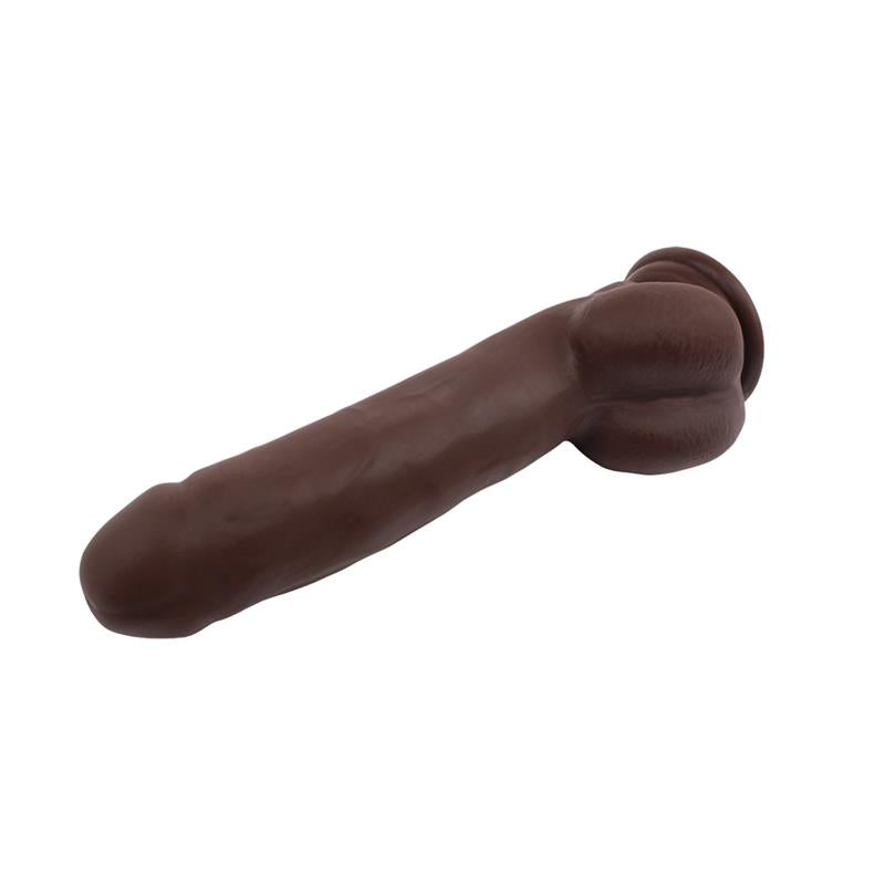 CHISA - CARNAL PLEASURE DUAL DENSITY DILDO BROWN 23.5CM