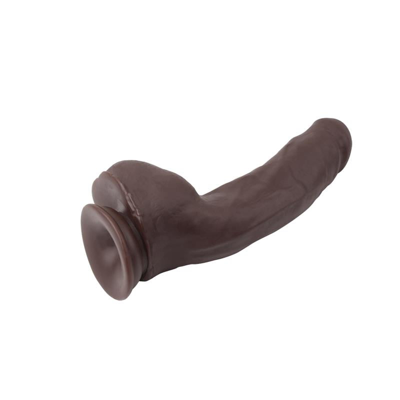 CHISA - CARNAL PLEASURE DUAL-DENSITY DILDO BROWN 23.5CM